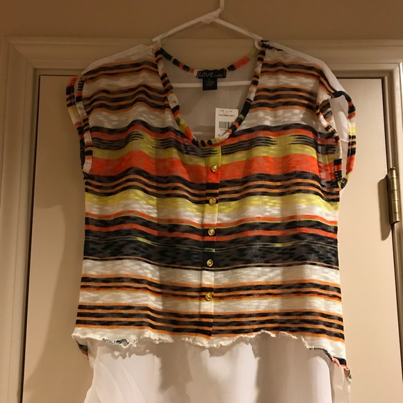 💥NWT Hi-Lo Sheer Top💥 - Picture 2 of 3